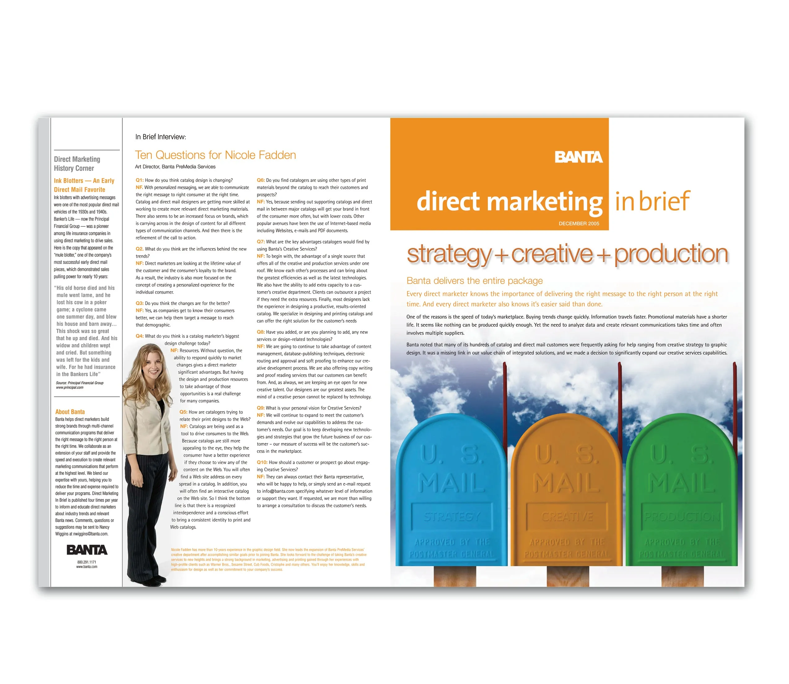 Banta publication feature