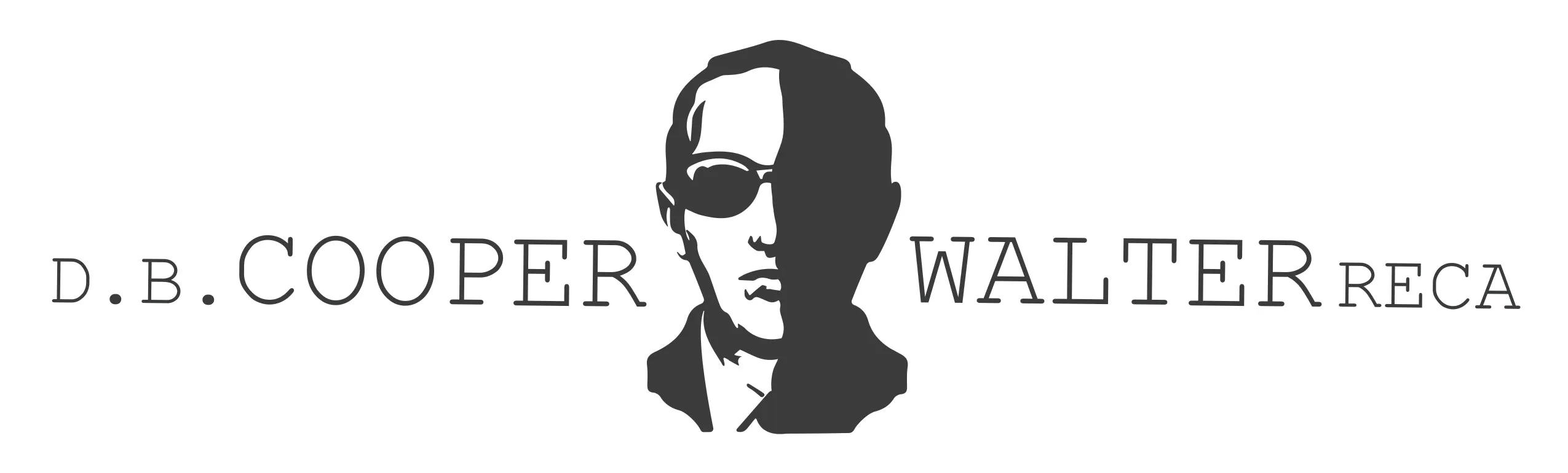 The Real D.B. Cooper logo design
