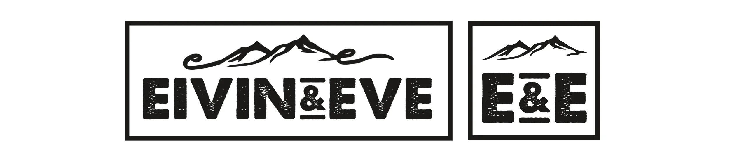 Eivin and Eve Kilcher brand logo design